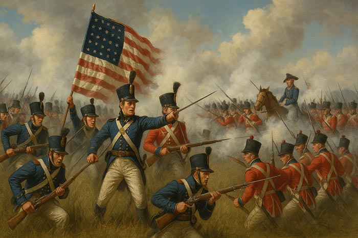 1814 год Сражение при Чиппева