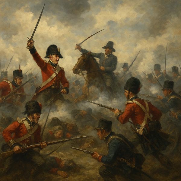 1815 год сражение у Катр-Бра