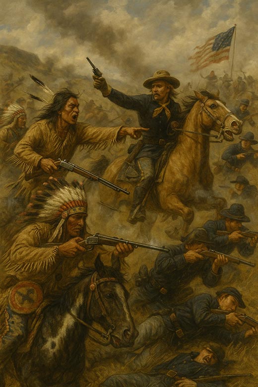 1876 год сражение при Литтл-Бигхорн