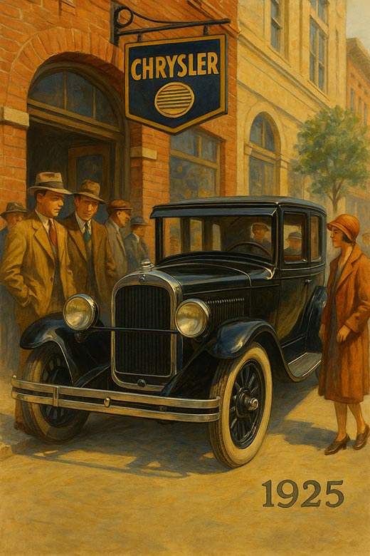 1925 год основан автомобильный концерн «Крайслер»