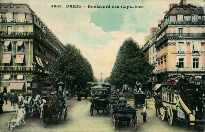 бульвар Капуцинок в Париже