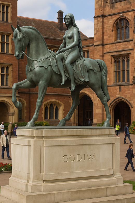 Годива памятник в Ковентри