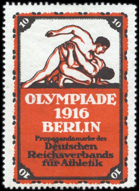 Марка VI Летние Олимпийские игры 1916 года в Берлине