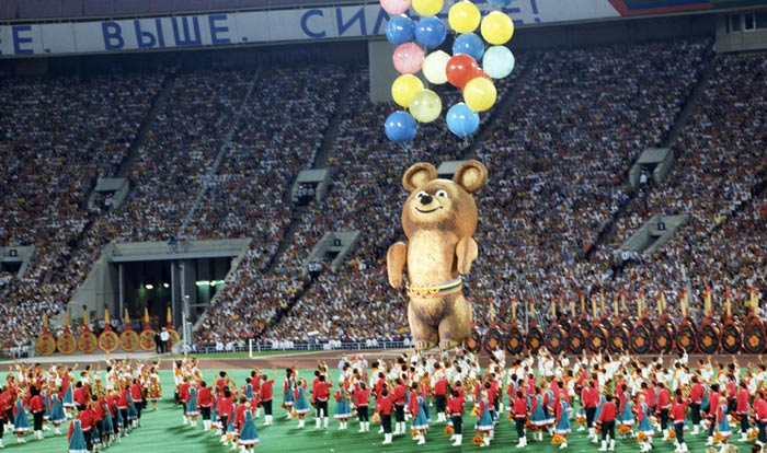 Закрытие XXII Олимпийских игр в Москве