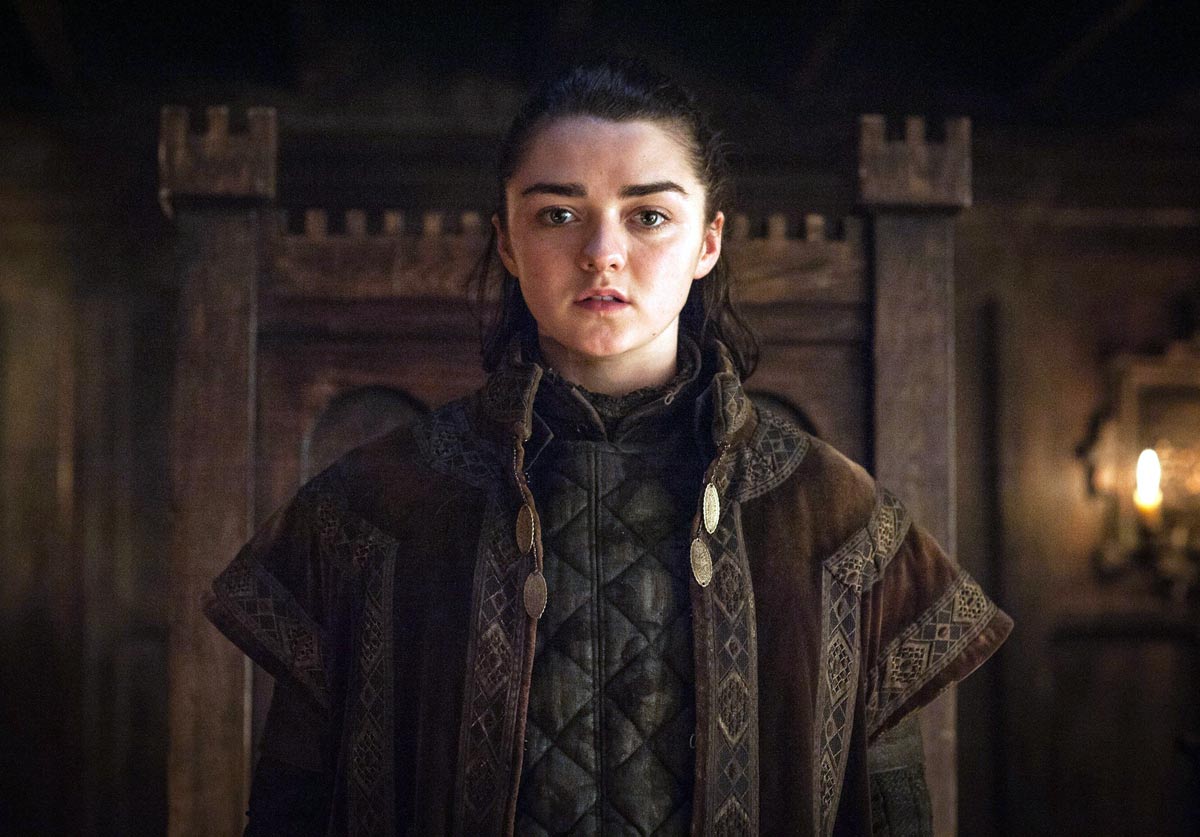 Мэйси Уильямс в роли Арья Старк 7