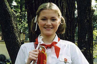 Надежда Михалкова в детстве 14