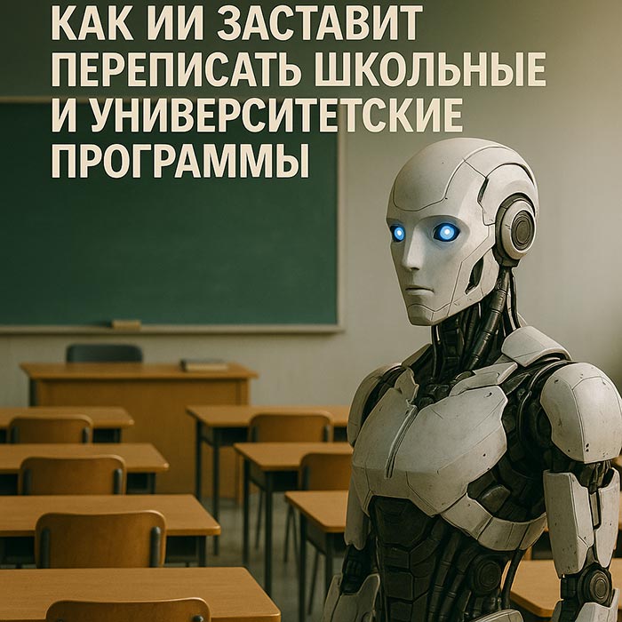 Образование отстает от вызовов времени. ИИ заставит переписать школьные и университетские программы