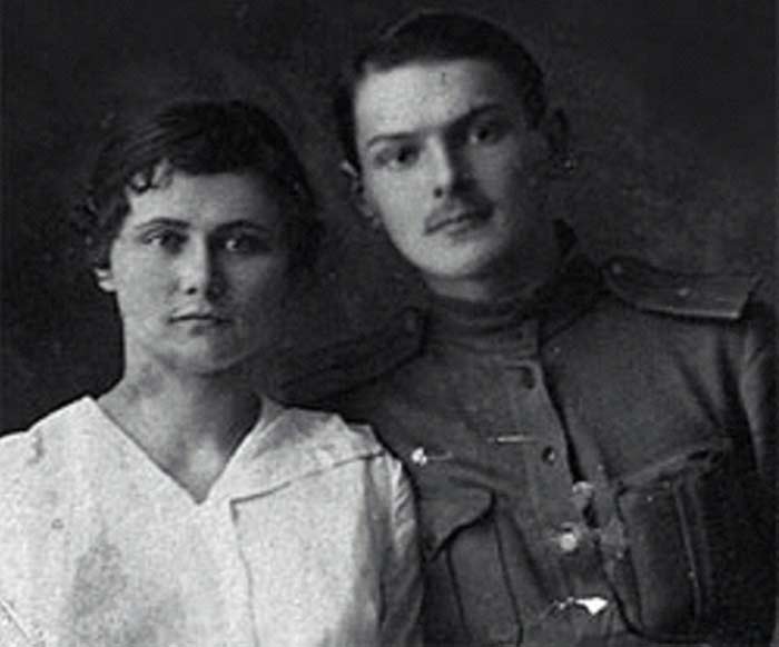 Андрей Жданов с женой Зинаидой