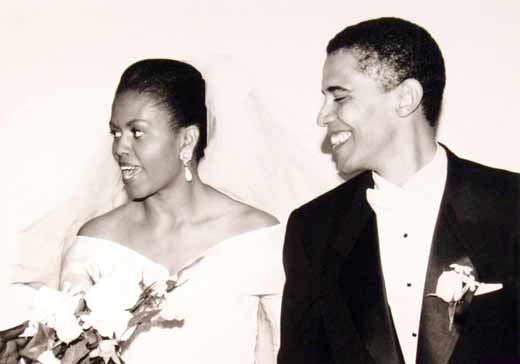 Барак Обама с женой 1
