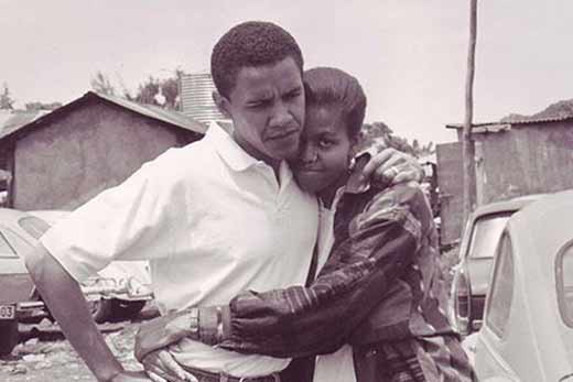 Барак Обама с женой 2