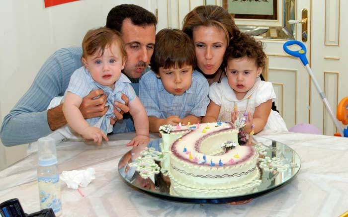 Башар Асад с женой 4