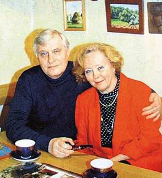 Олег Басилашвили и Галина Мшанская
