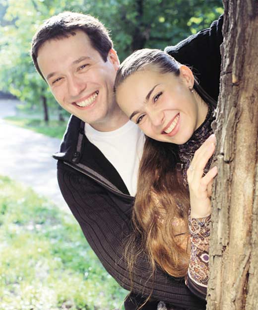 Дмитрий Мазуров с женой Натальей