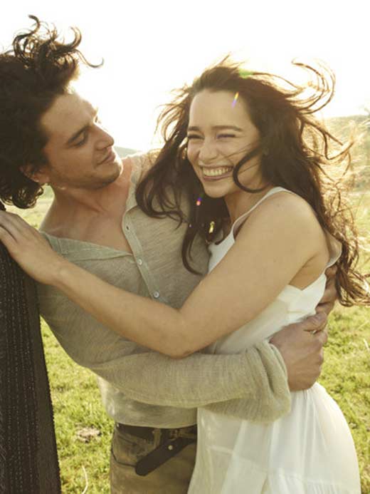 Emilia Clarke Kit Harington 01