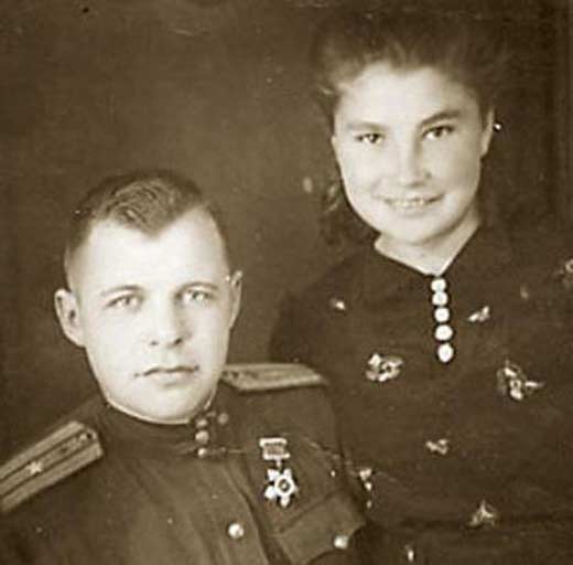 Галина Макарова с первым мужем Иваном