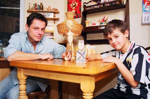 Игорь Скляр с сыном