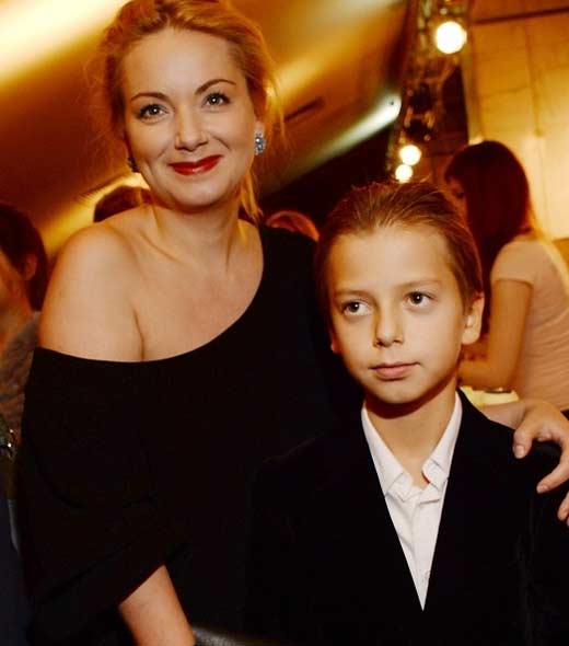 Ольга Будина с сыном Наумом