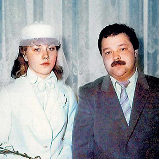 Роза Сябитова с первым мужем