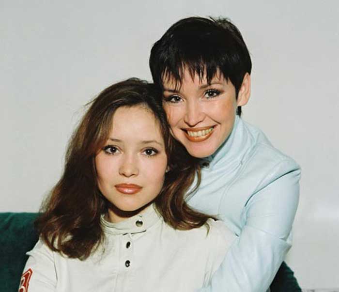 Анна Самохина с дочерью