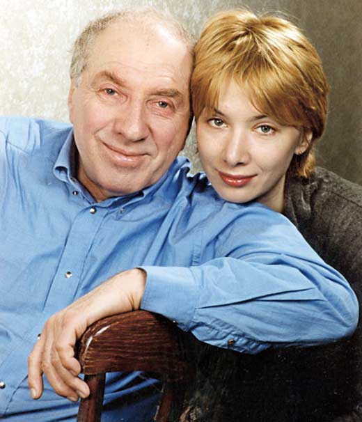 Сергей Юрский и дочь Дарья Юрская