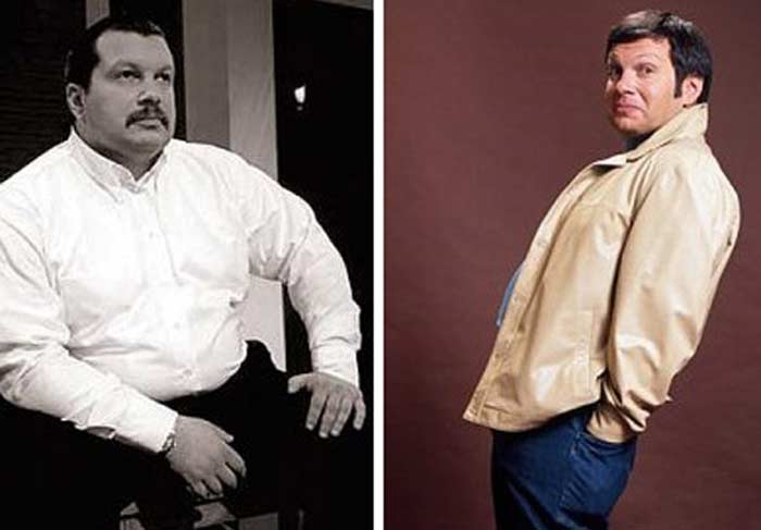 Владимир Соловьев до и после похудения