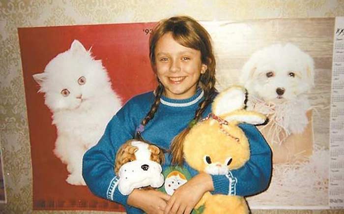 Юлия Началова в детстве