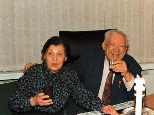 Юрий Никулин и жена Татьяна 3