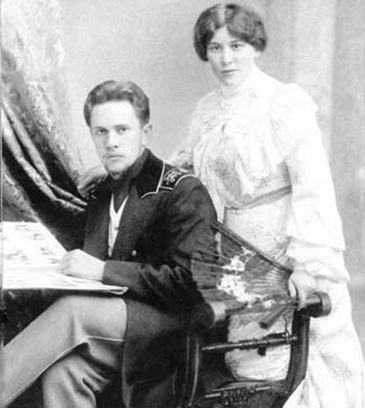 Алексей Толстой и первая жена Юлия Рожанская
