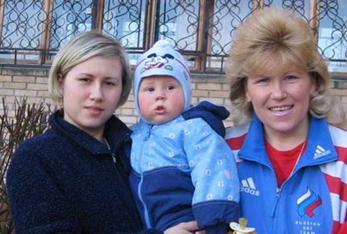 Анфиса Резцова и дочь Дарья Виролайнен