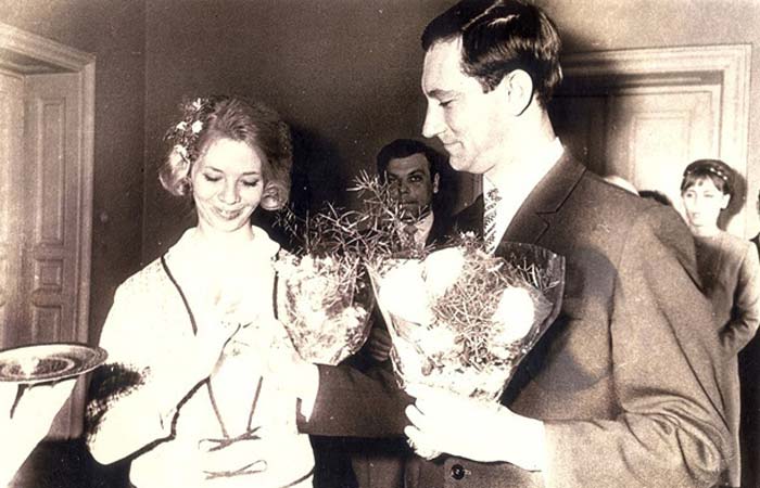 Богдан Ступка и жена Лариса