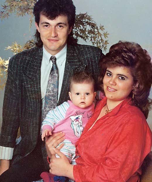 Дмитрий Дибров и вторая жена Ольга с дочерью Ладой