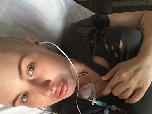 Елена Степунина во время болезни 2