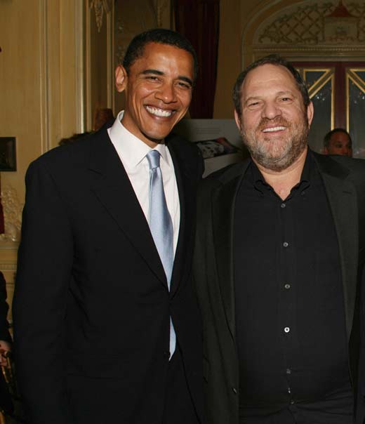 Харви Вайнштейн и Барак Обама