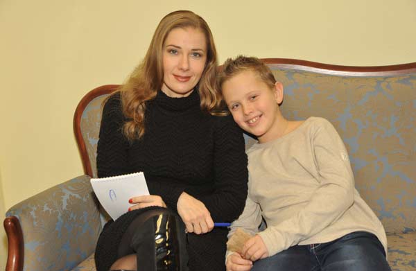 Ирина Линдт и сын Иван