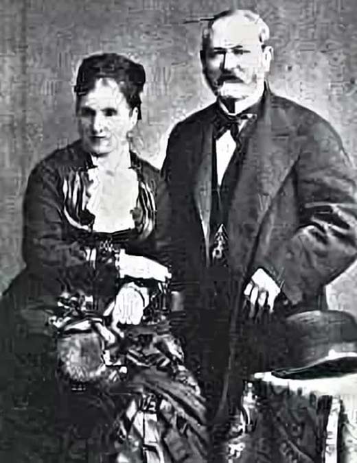 Карл Фаберже и жена Августа