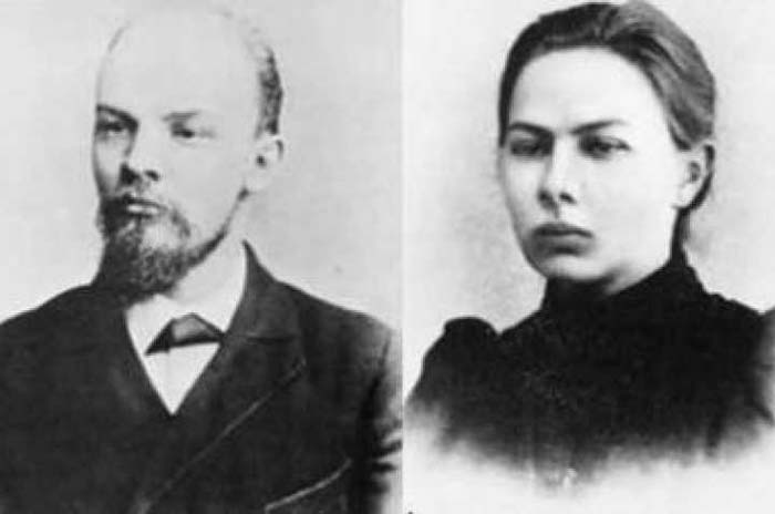 Владимир Ленин и Надежда Крупская