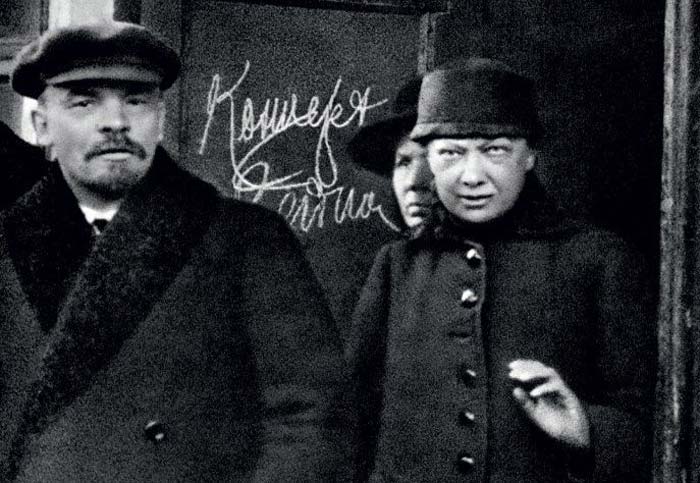 Надежда Крупская и Владимир Ленин 2