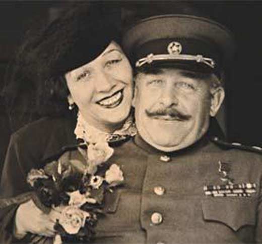 Лидия Русланова и Владимир Крюков
