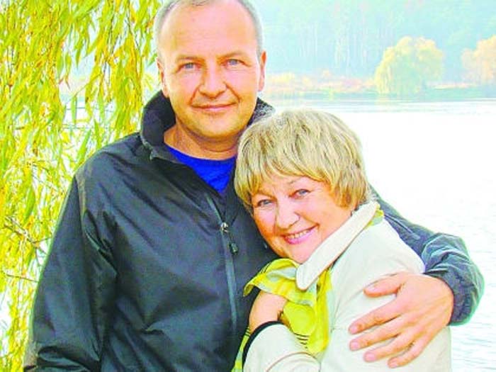 Людмила Мызникова и сын Игорь