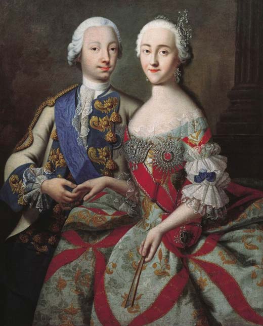 Петр III и Екатерина II 2