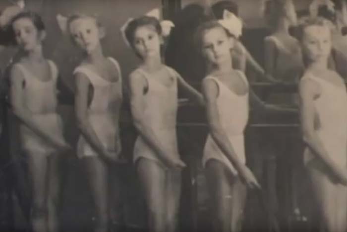 Татьяна Федотова в детстве в балетном училище