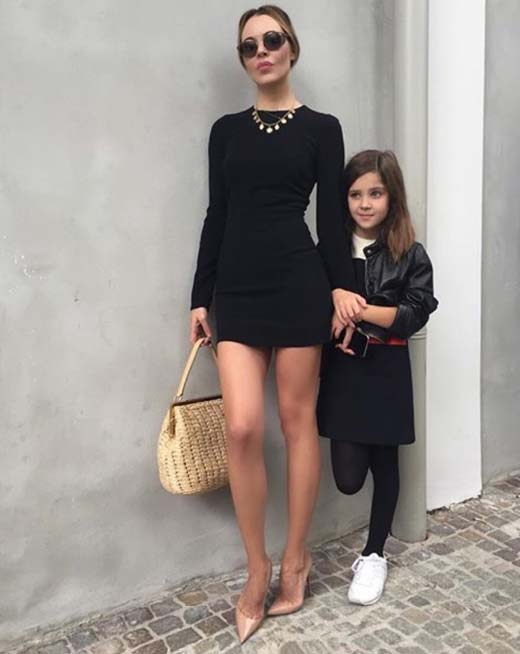 Ульяна Сергеенко и дочь Василиса