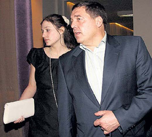 Александр Любимов и дочь Екатерина