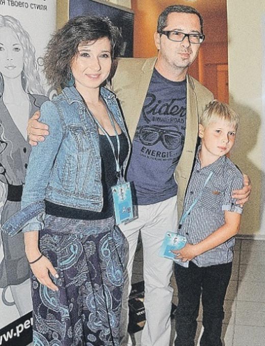 Алексей Рыжов с сыном Иваном и дочерью Татьяной