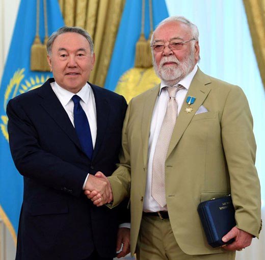 Асанали Ашимов и Нурсултан Назарбаев