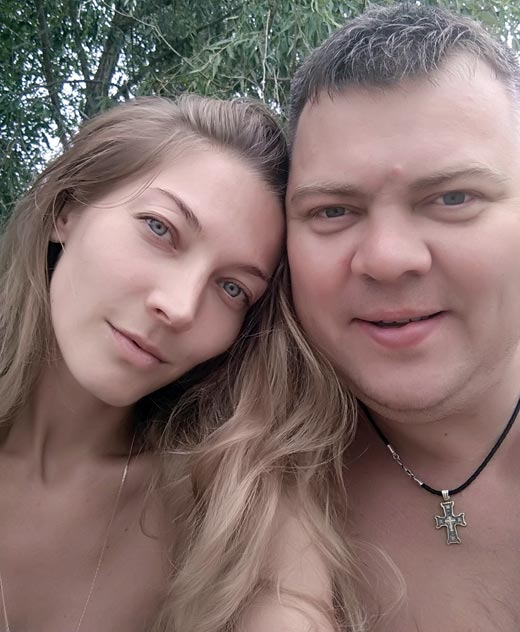 Егор Бакулин и жена Светлана Бакулина