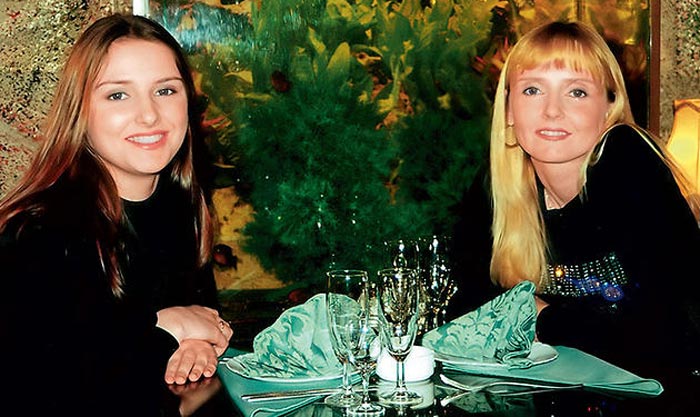 Екатерина Зинченко и дочь Ксения