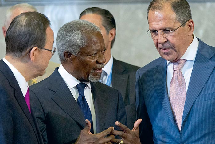 Кофи Аннан и Сергей Лавров