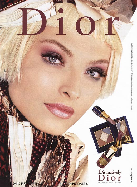 Кристина Семеновская в рекламе Dior 2