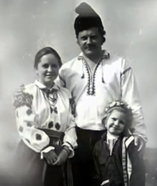 Людмила Гнилова и Николай Каширин с дочерью